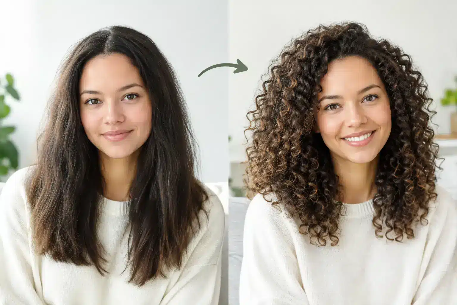 A Curly Transformation Example That Starts With You